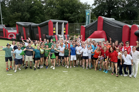 Groepsfoto radiologische zomerspelen